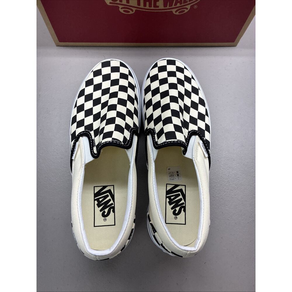 New Vans Classic Slip-On Checkerboard Stackform Shoe women’s 8 ; Men’s 6.5 - Picture 5 of 7